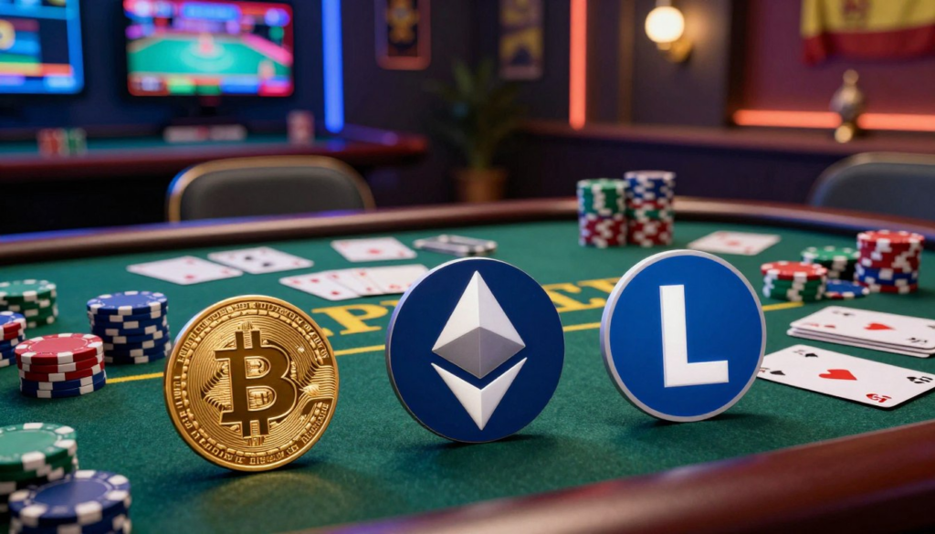 Criptomonedas aceptadas en los top casinos online